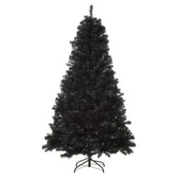 HOMCOM Artificial Christmas Tree Holiday Home Decoration Automatic Open Black Halloween Style -Christmas Trees Sales Store unnamed file 502