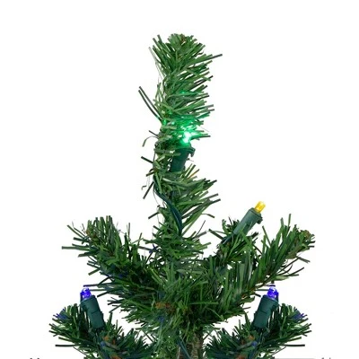 Northlight 3' Prelit Artificial Christmas Tree Medium Mixed Classic Pine - Multicolor LED Lights 1 Northlight 3' Prelit Artificial Christmas Tree Medium Mixed Classic Pine - Multicolor LED Lights
