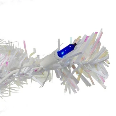 Northlight 2' Pre-lit White Iridescent Pine Artificial Christmas Tree - Blue Lights 3 Northlight 2' Pre-lit White Iridescent Pine Artificial Christmas Tree - Blue Lights - Image 3