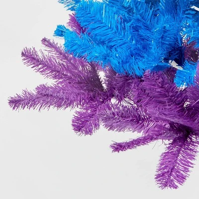 4.5' Unlit Rainbow Alberta Spruce Artificial Christmas Tree - Wondershop™ 2 4.5' Unlit Rainbow Alberta Spruce Artificial Christmas Tree - Wondershop™ - Image 2