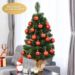 Costway 3Ft Artificial PVC Christmas Tree Tabletop Season Decoration -Christmas Trees Sales Store unnamed file 5142