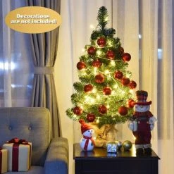 Costway 3Ft Artificial PVC Christmas Tree Tabletop Season Decoration -Christmas Trees Sales Store unnamed file 5143