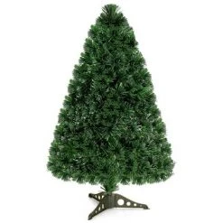 Costway 3Ft Pre-Lit Fiber Optic PVC Christmas Tree Tabletop Plastic -Christmas Trees Sales Store unnamed file 5164