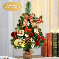 Costway 2Ft Season Decoration PVC Artificial Small Christmas Tree -Christmas Trees Sales Store unnamed file 5183