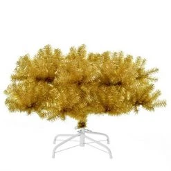 HOMCOM Golden Fir Artificial Christmas Tree with Foldable Steel Base for Home Holiday Decoration -Christmas Trees Sales Store unnamed file 520