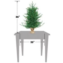 Costway 36''Christmas Tree Artificial Unlit 30 Pine Cones Burlap Base 15 Costway 36''Christmas Tree Artificial Unlit 30 Pine Cones Burlap Base -Christmas Trees Sales Store unnamed file 5230