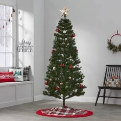 7' Unlit Slim Alberta Artificial Christmas Tree - Wondershop™