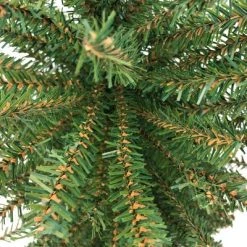 Northlight 18" Traditional Scottsdale Mini Pine Artificial Christmas Tree with Burlap, Unlit