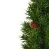 Northlight 16.5" Mini Artificial Christmas Tree with Pinecones - Unlit