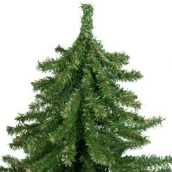 Northlight 2' Potted Downswept Mini Village Pine Medium Artificial Christmas Tree, Unlit -Christmas Trees Sales Store unnamed file 5350