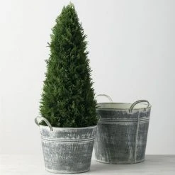 Sullivans Artificial Cedar Tree 22"H Green