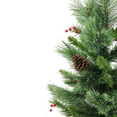 Northlight 24" Mixed Cashmere Berry Pine Medium Artificial Christmas Tree - Unlit 2 Northlight 24" Mixed Cashmere Berry Pine Medium Artificial Christmas Tree - Unlit - Image 2