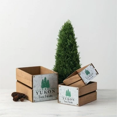 Sullivans Artificial Cedar Tree 22"H Green 2 Sullivans Artificial Cedar Tree 22"H Green - Image 2