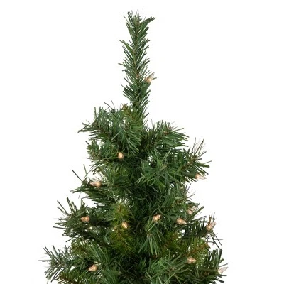 Northlight 2' Pre-Lit Medium Aspen Pine Artificial Christmas Tree, Clear Lights 5 Northlight 2' Pre-Lit Medium Aspen Pine Artificial Christmas Tree, Clear Lights - Image 5