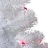 Northlight 2' Pre-Lit White Pine Slim Artificial Christmas Tree - Pink Lights
