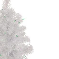 Northlight 2' Lighted Rockport White Pine Artificial Christmas Tree, Green Lights -Christmas Trees Sales Store unnamed file 5396