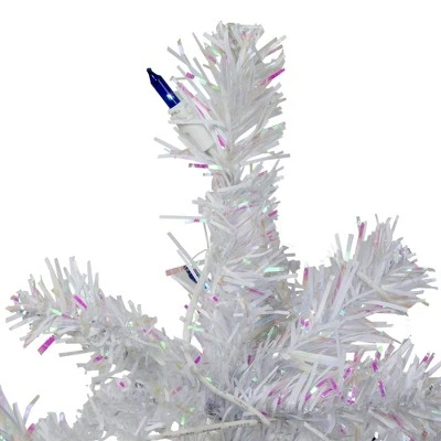 Northlight 2' Pre-Lit White Pine Artificial Christmas Tree - Blue Lights 2 Northlight 2' Pre-Lit White Pine Artificial Christmas Tree - Blue Lights - Image 2