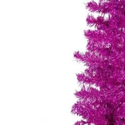 Northlight 4' Pink Artificial Tinsel Christmas Tree, Unlit -Christmas Trees Sales Store unnamed file 5406