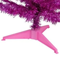 Northlight 4' Pink Artificial Tinsel Christmas Tree, Unlit -Christmas Trees Sales Store unnamed file 5407
