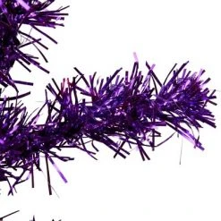 Northlight 4' Purple Artificial Tinsel Christmas Tree, Unlit -Christmas Trees Sales Store unnamed file 5410