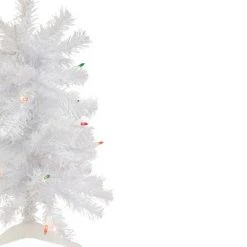 Northlight 2' Lighted Woodbury White Pine Slim Artificial Christmas Tree, Multi Lights 7 Northlight 2' Lighted Woodbury White Pine Slim Artificial Christmas Tree, Multi Lights -Christmas Trees Sales Store unnamed file 5415