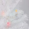Northlight 2' Pre-Lit Medium Snow White Artificial Christmas Tree - Multicolor Lights