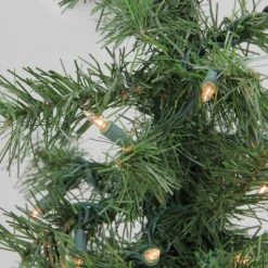 Northlight 2' Pre-Lit Medium Woodland Alpine Artificial Christmas Tree - Clear Lights