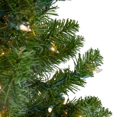 Northlight 18" Pre-Lit Medium Canadian Pine Artificial Christmas Tree - Clear Lights 4 Northlight 18" Pre-Lit Medium Canadian Pine Artificial Christmas Tree - Clear Lights - Image 4