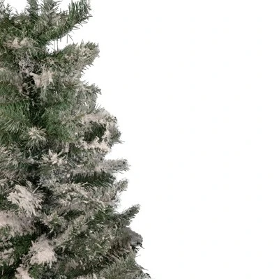 Northlight 3' Unlit Artificial Christmas Tree Medium Heavily Flocked Pine 2 Northlight 3' Unlit Artificial Christmas Tree Medium Heavily Flocked Pine - Image 2