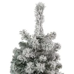 Northlight 3' Heavily Flocked Madison Pine Medium Artificial Christmas Tree, Unlit -Christmas Trees Sales Store unnamed file 5573