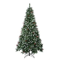 National Tree Company Unlit Cullen Hinged Artificial Christmas Tree with Berries & Pinecones -Christmas Trees Sales Store unnamed file 5584