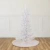Northlight 4' Pre-Lit Woodbury White Pine Slim Artificial Christmas Tree, Multi Lights