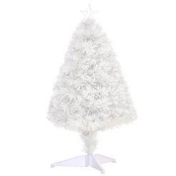 HOMCOM Pre-Lit Douglas Fir Tabletop Artificial Christmas Tree with 85 Branches and Fiber Optic LED Lights 32" Tall 16 HOMCOM Pre-Lit Douglas Fir Tabletop Artificial Christmas Tree with 85 Branches and Fiber Optic LED Lights 32" Tall -Christmas Trees Sales Store unnamed file 564