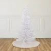 Northlight 4' Pre-Lit Woodbury White Pine Slim Artificial Christmas Tree, Pink Lights