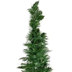 Northlight 6' Green Tinsel Pop-Up Artificial Christmas Tree, Unlit -Christmas Trees Sales Store unnamed file 5665