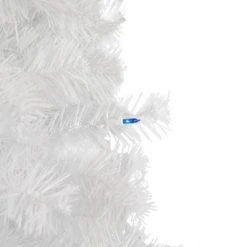 Northlight 4' Pre-Lit Slim White Pine Artificial Christmas Tree - Blue Lights