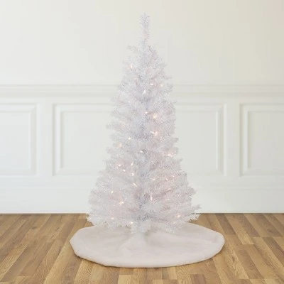 Northlight 4' Pre-lit Rockport White Pine Artificial Christmas Tree, Clear Lights 1 Northlight 4' Pre-lit Rockport White Pine Artificial Christmas Tree, Clear Lights