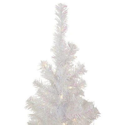 Northlight 4' Pre-lit Rockport White Pine Artificial Christmas Tree, Clear Lights 3 Northlight 4' Pre-lit Rockport White Pine Artificial Christmas Tree, Clear Lights - Image 3