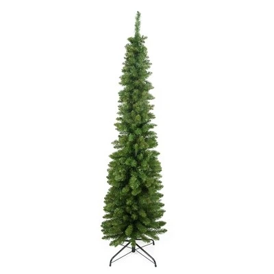 Northlight 6' Traditional Green Pine Pencil Artificial Christmas Tree - Unlit 1 Northlight 6' Traditional Green Pine Pencil Artificial Christmas Tree - Unlit
