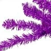 Northlight 4.5' Metallic Purple Tinsel Artificial Christmas Tree - Unlit