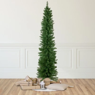 Northlight 6' North River Pine Pencil Artificial Christmas Tree, Unlit 1 Northlight 6' North River Pine Pencil Artificial Christmas Tree, Unlit