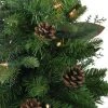 Northlight 2.5' Pre-Lit Mixed Winter Pine Artificial Christmas Tree - Clear Lights