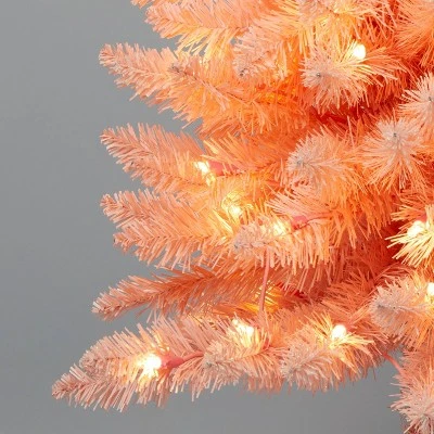 4' Pre-Lit Pink Alberta Artificial Christmas Tree Clear Lights - Wondershop™ 2 4' Pre-Lit Pink Alberta Artificial Christmas Tree Clear Lights - Wondershop™ - Image 2