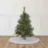 Northlight 3' Pre-Lit Kingston Cashmere Pine Full Artificial Christmas Tree, Multi LED Lights