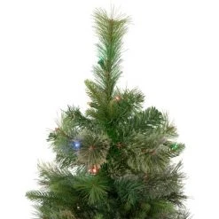 Northlight 3' Pre-Lit Kingston Cashmere Pine Full Artificial Christmas Tree, Multi LED Lights -Christmas Trees Sales Store unnamed file 5825