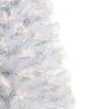 Northlight 3' Pre-Lit White Fiber Optic Artificial Christmas Tree, Warm White Lights