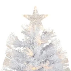 Northlight 3' Pre-Lit White Fiber Optic Artificial Christmas Tree, Warm White Lights 6 Northlight 3' Pre-Lit White Fiber Optic Artificial Christmas Tree, Warm White Lights -Christmas Trees Sales Store unnamed file 5854