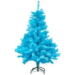 Northlight 4' Cerulean Blue Pine Artificial Christmas Tree, Unlit