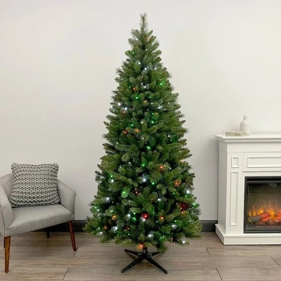 Twinkly 7' Pre-Lit LED Douglas Fir Artificial Christmas Tree AutoConnect Color Changing Lights 4 Twinkly 7' Pre-Lit LED Douglas Fir Artificial Christmas Tree AutoConnect Color Changing Lights - Image 4