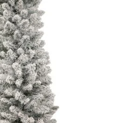 Northlight 6' Flocked North River Pine Pencil Artificial Christmas Tree, Unlit 9 Northlight 6' Flocked North River Pine Pencil Artificial Christmas Tree, Unlit -Christmas Trees Sales Store unnamed file 5916